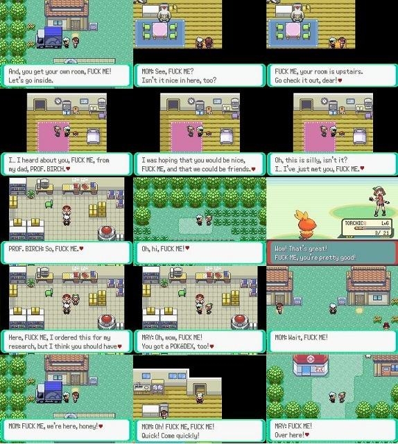 Pokemon lvl name: F**K ME