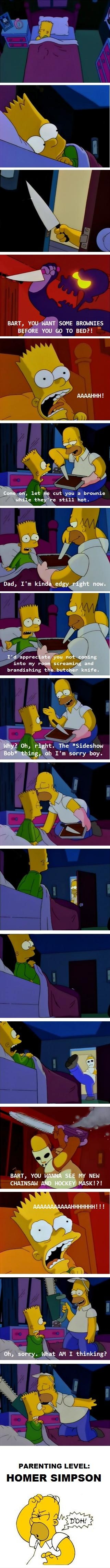 Parenting Level: Homer 