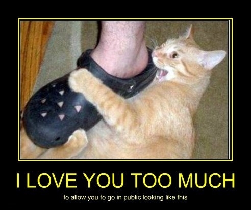 I love you too much