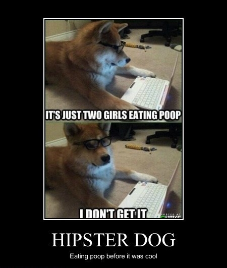 Hipster Dog