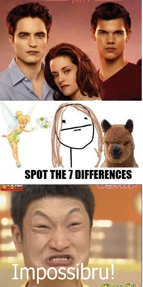 Spot the seven differences