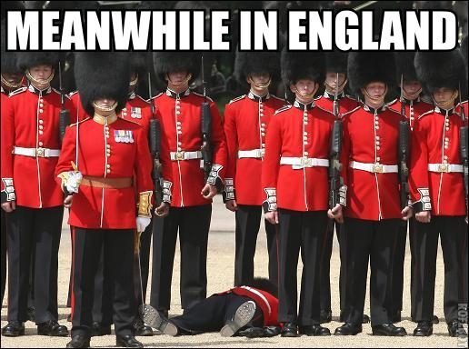 Meanwhile, in England.