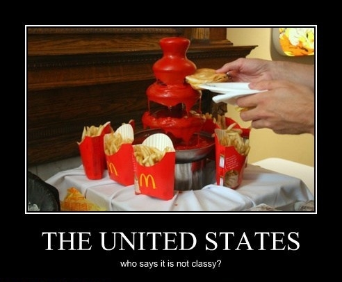 Redneck ketchup fountain