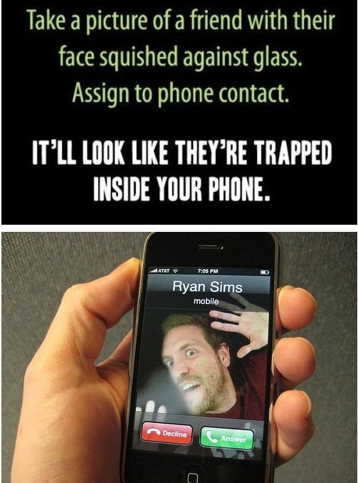 Trapped in the phone