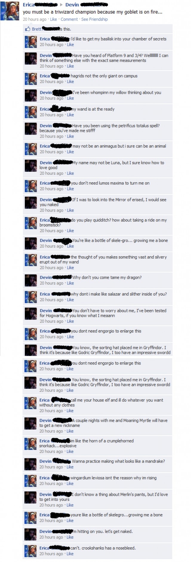 Harry Potter Pickup Lines