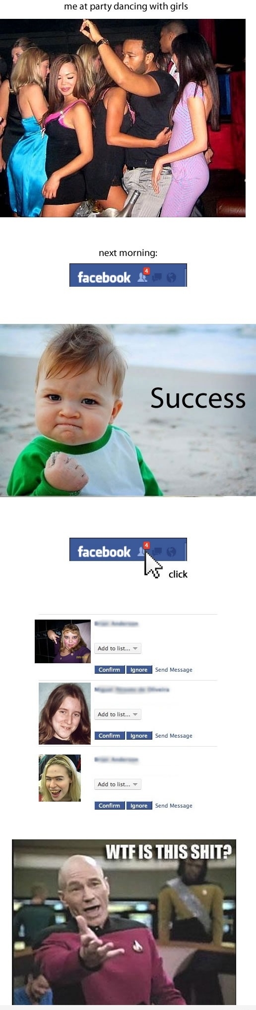 Those chicks sure liked me!