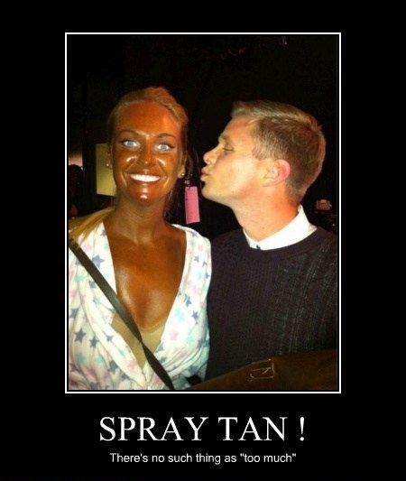 Spray tan
