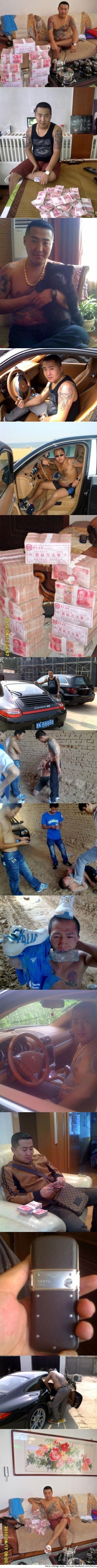 Pics from a gangster's phone