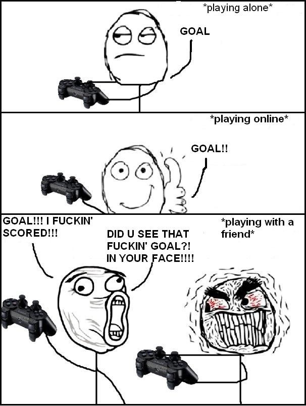 Playing FIFA
