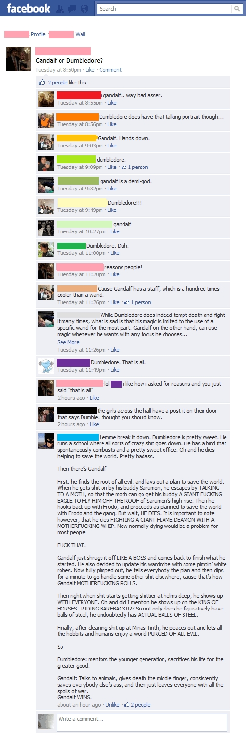 Gandalf or Dumbledore?
