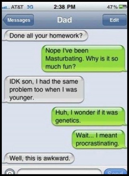 This is awkward