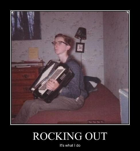 Rockin' out