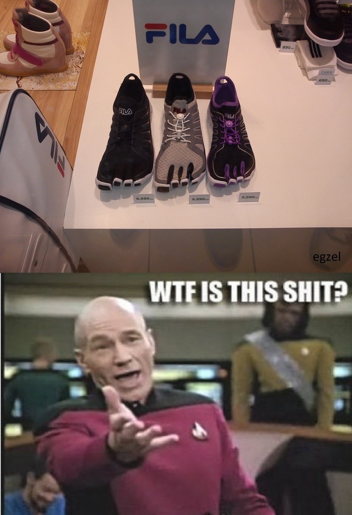 Who's gonna wear this crap?!