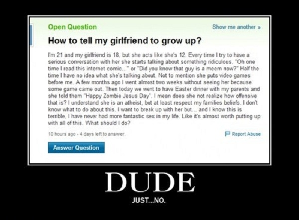 Dude you just failed!