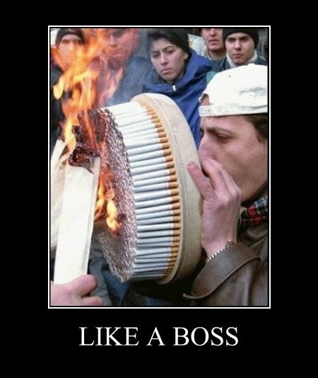 Smoking..