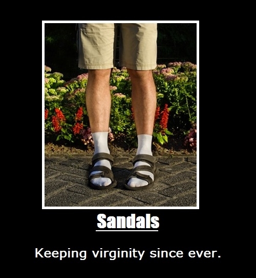 The effect of sandals