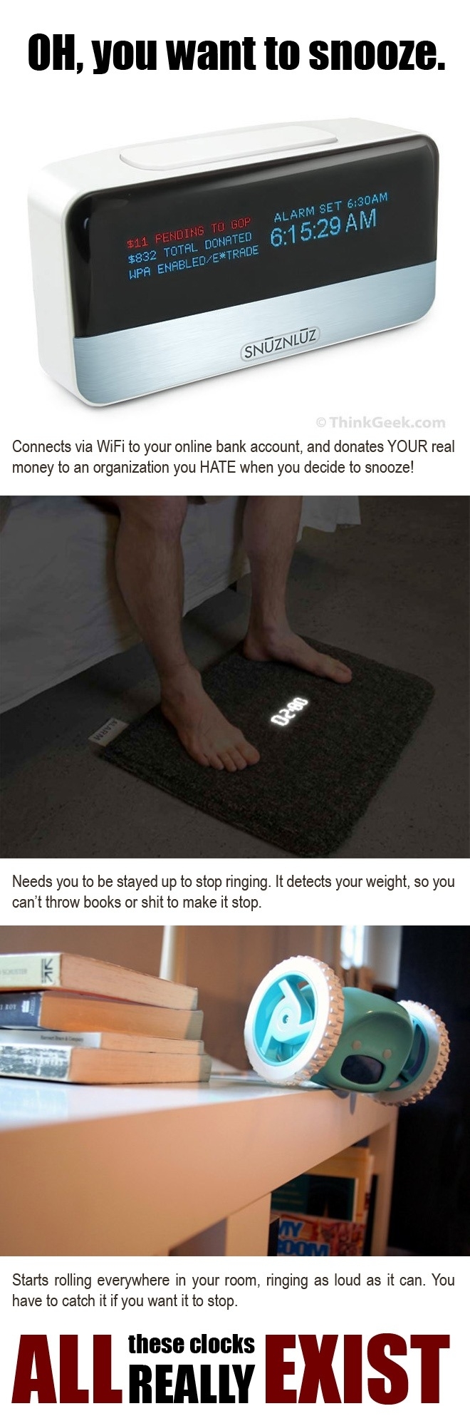 Never snooze again!