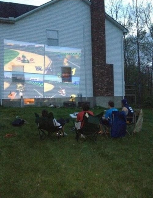 Playing outside like a boss