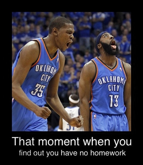 No homework!