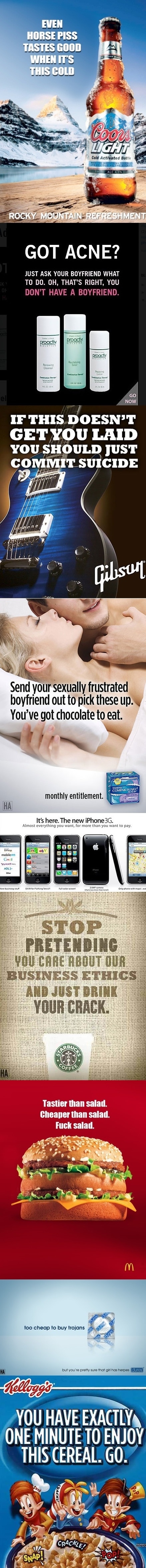 If ads told the truth