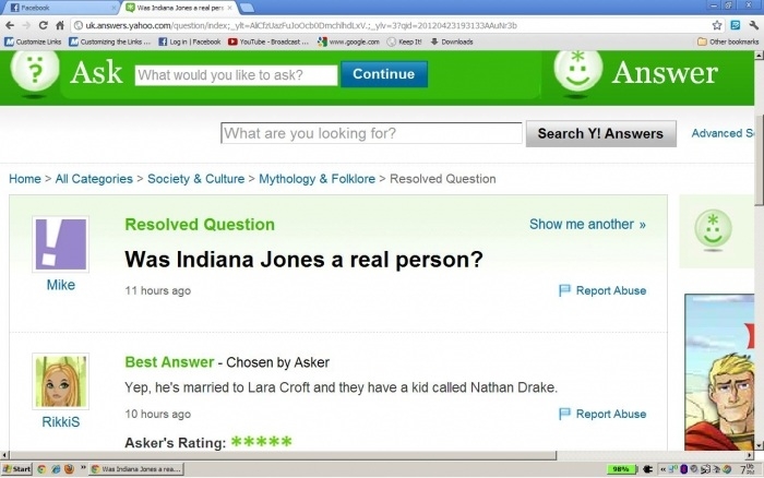 Is Indiana Jones real?
