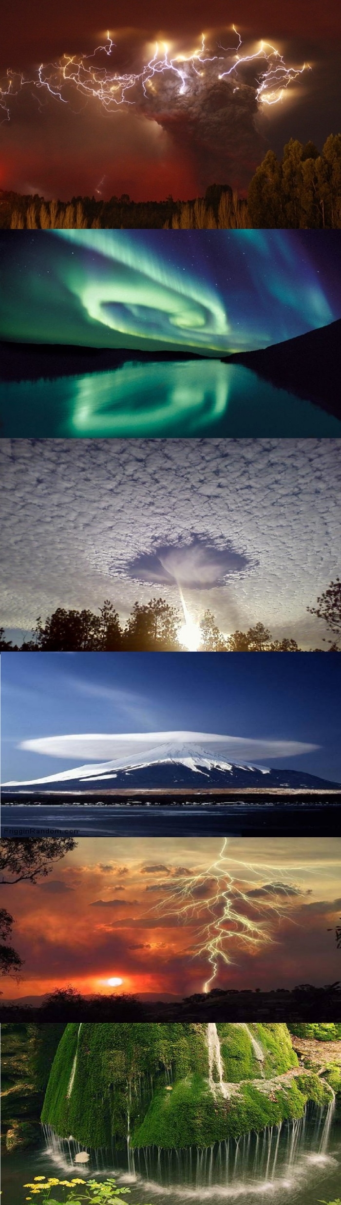 Mother nature at work