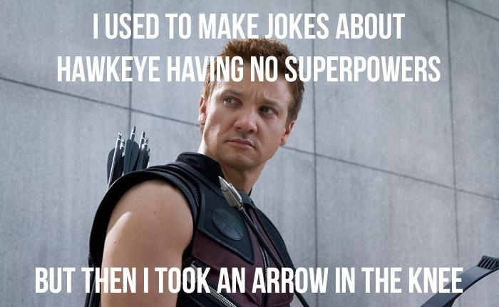 Don't mess with Hawkeye