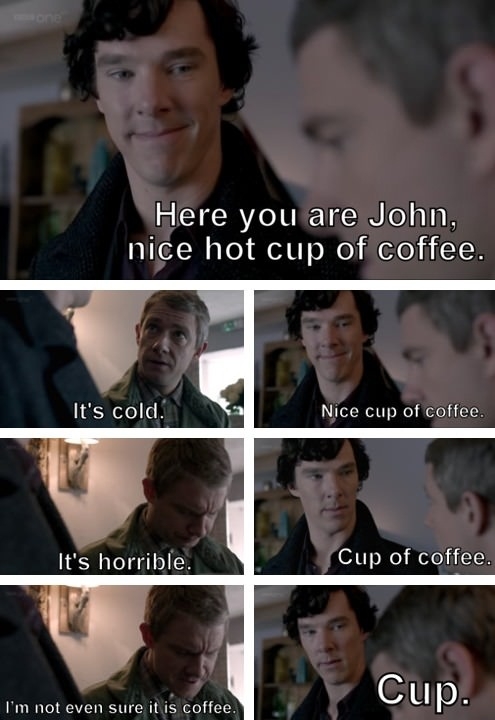 Here John, have a cup..
