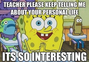Yes teacher, please!