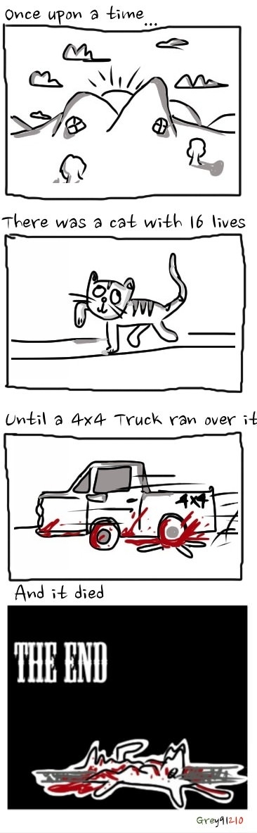 Shortest story about cats