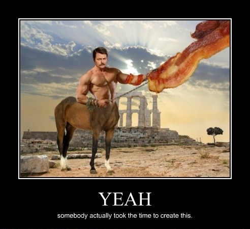 Epic BACON SPEAR!