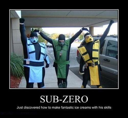 Just sub zero