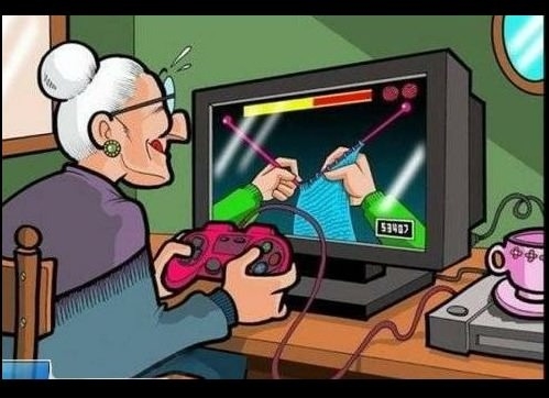 Video Gamer lvl: Grandma