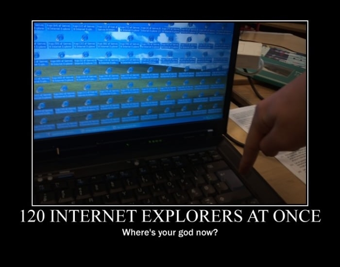 How to f**k up someone's pc