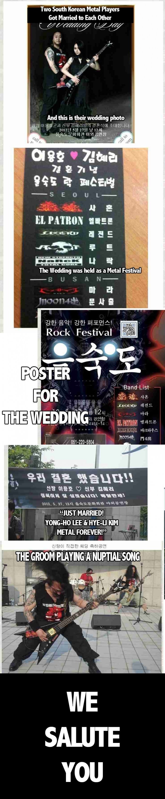 Epic Metal Wedding