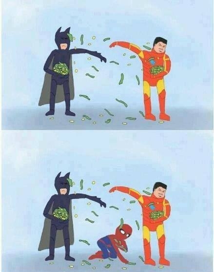 Batman, Ironman & Spiderman