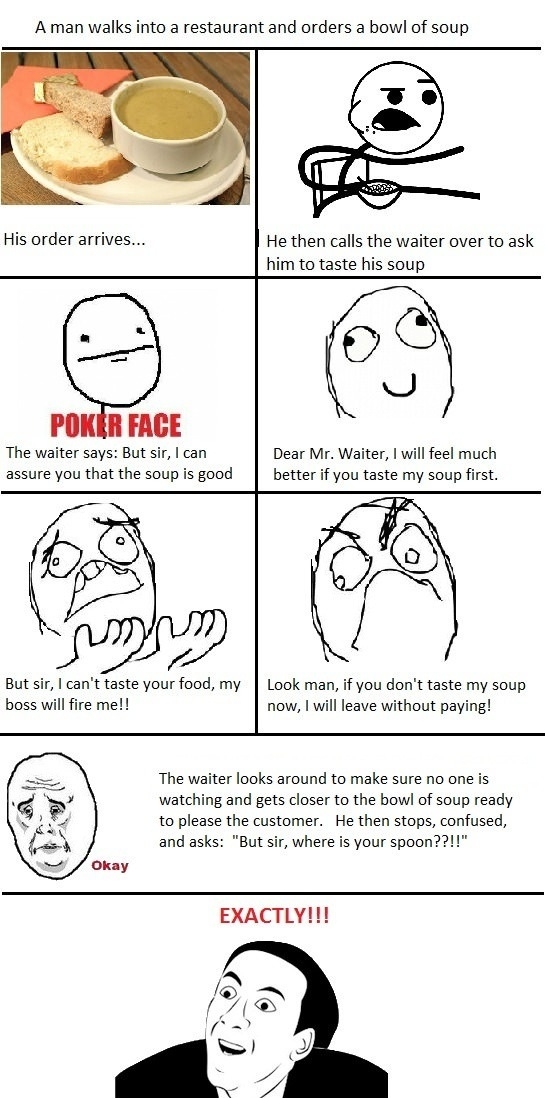 Trolling waiters