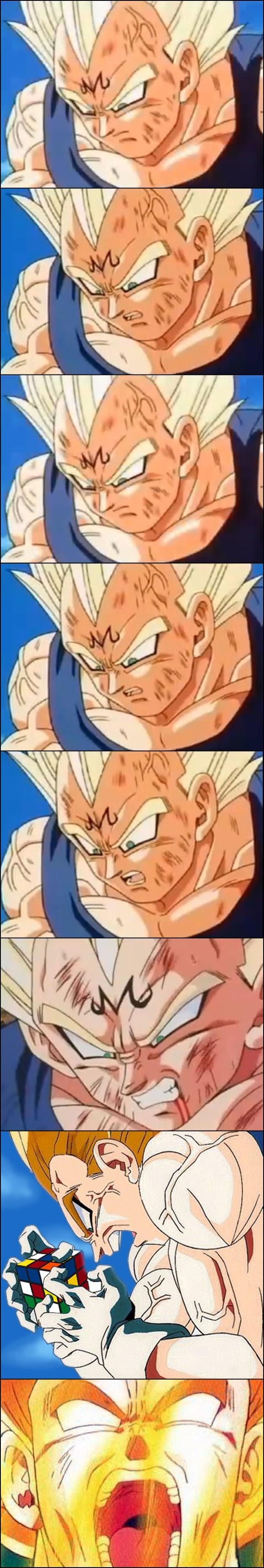 Why Vegeta is always mad