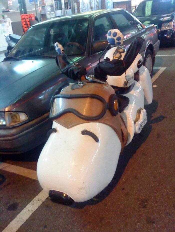 Snoopy bike