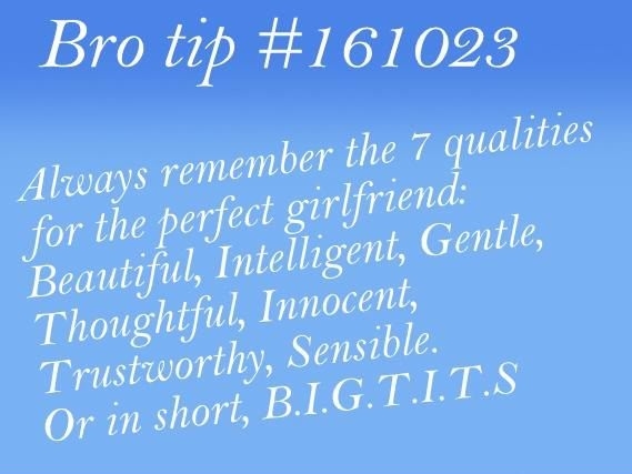 Bro Tip