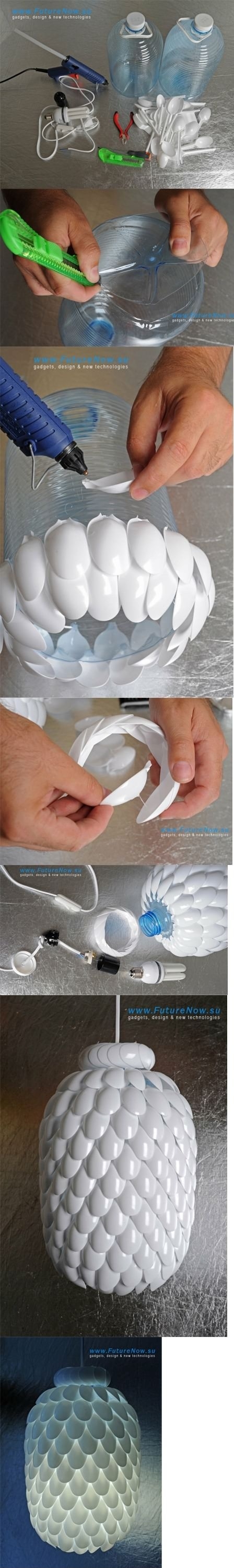 DIY Spoon Lamp