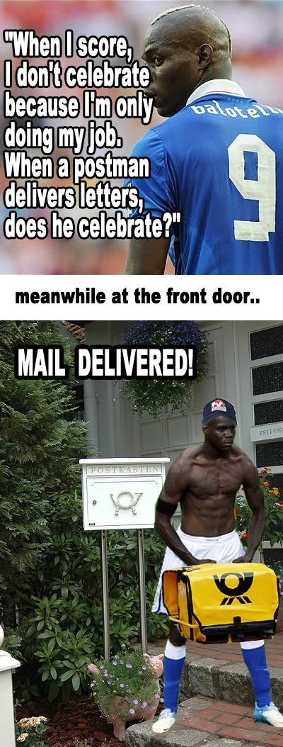 At the front door