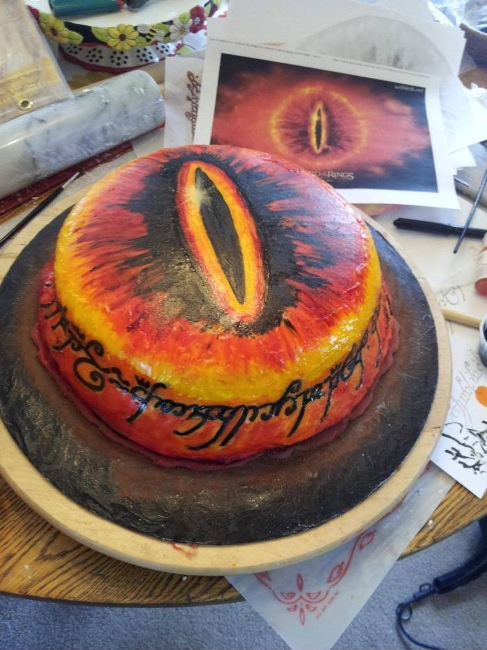 Sauron Cake
