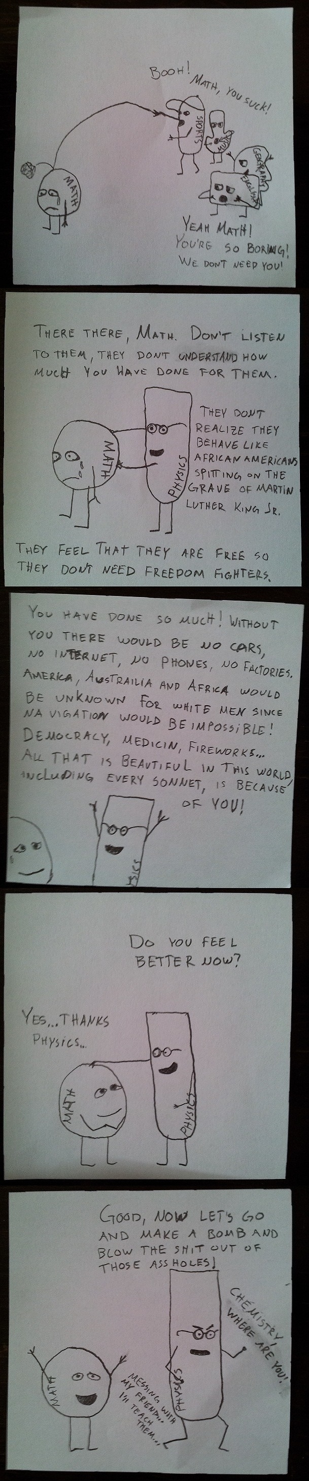 Don't f**k with physics