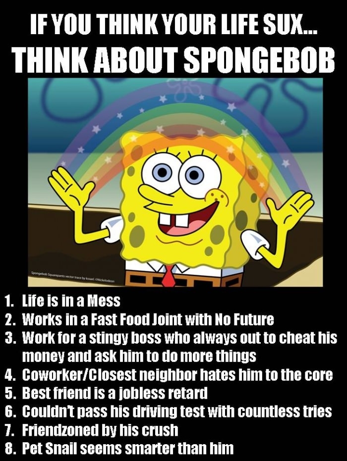 Think about Spongebob