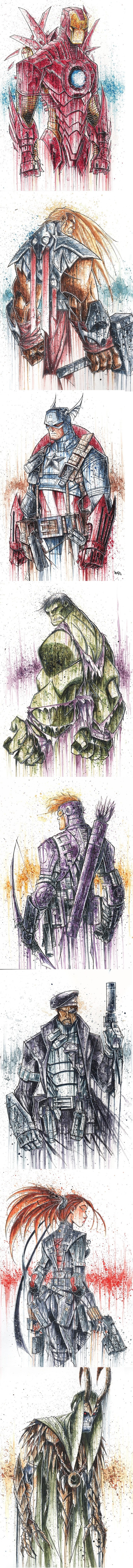 Avengers Sketches