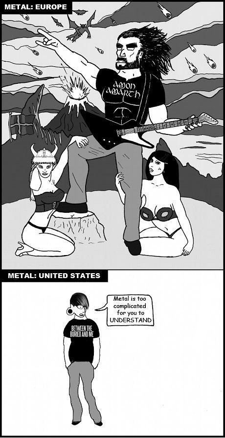 Europeans are true Metalheads