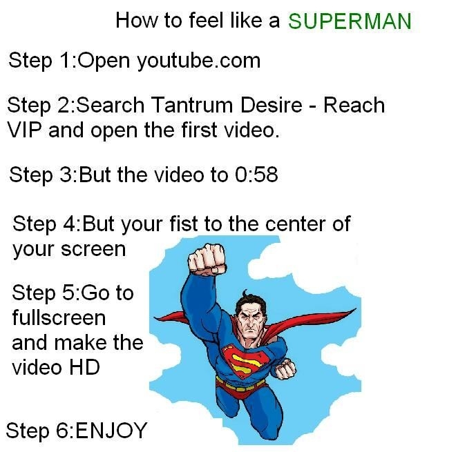 How to feel like Superman