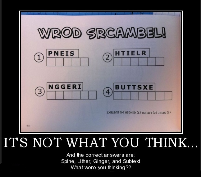 Not what you think!