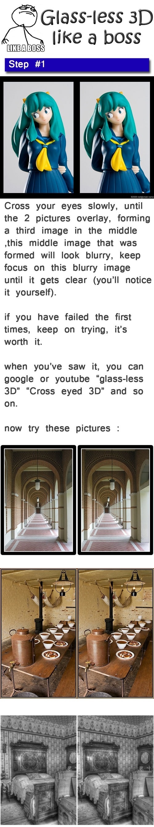 Glass-less 3D like a boss